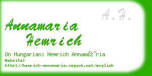 annamaria hemrich business card